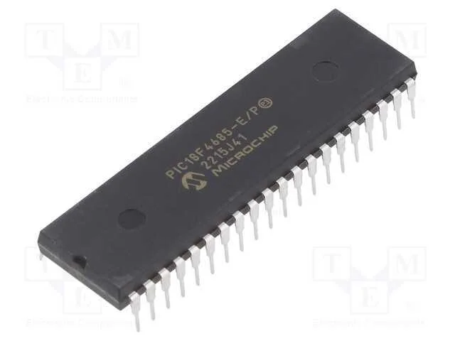 IC: microcontrolador PIC, 96kB, 40MHz, 4,2÷5,5VDC.