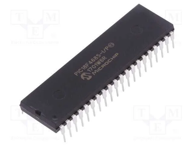 IC: microcontrolador PIC, 96kB, 40MHz, 2&divide;5,5VDC, .