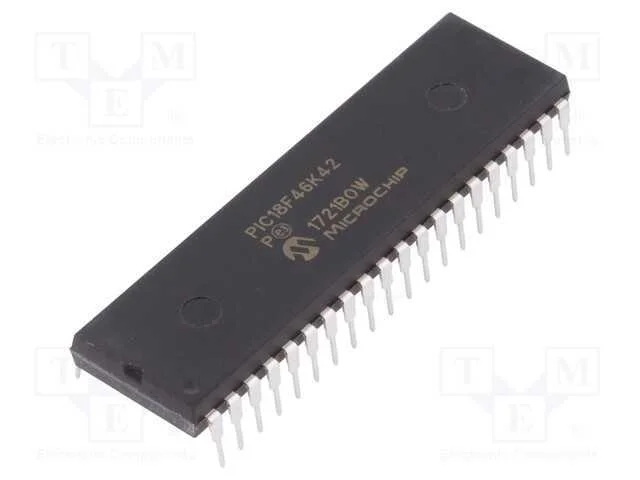 IC: microcontrolador PIC, 64kB, 64MHz, 2,3&divide;5,5VDC.