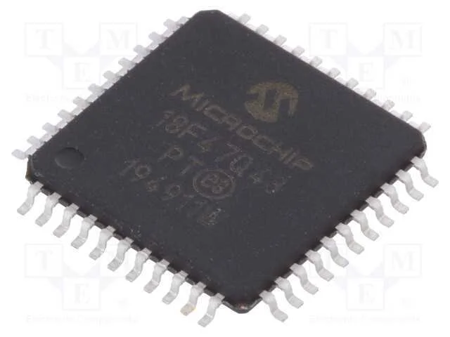 IC: microcontrolador PIC, 128kB, 64MHz, I2C,SPI x.
