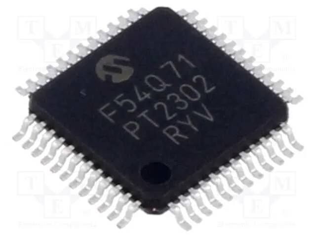 IC: microcontrolador PIC, 16kB, 64MHz, 1,8&divide;5,5VDC.