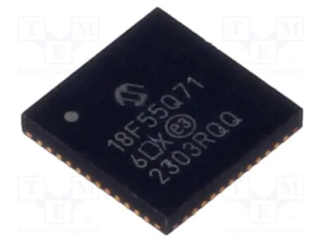 IC: microcontrolador PIC, 32kB, 64MHz, 1,8&divide;5,5VDC.