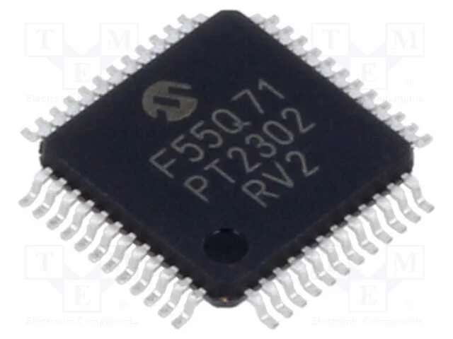 IC: microcontrolador PIC, 32kB, 64MHz, 1,8&divide;5,5VDC.