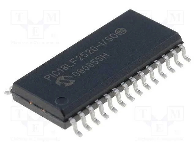IC: microcontrolador PIC, 32kB, 40MHz, 2&divide;5,5VDC, .