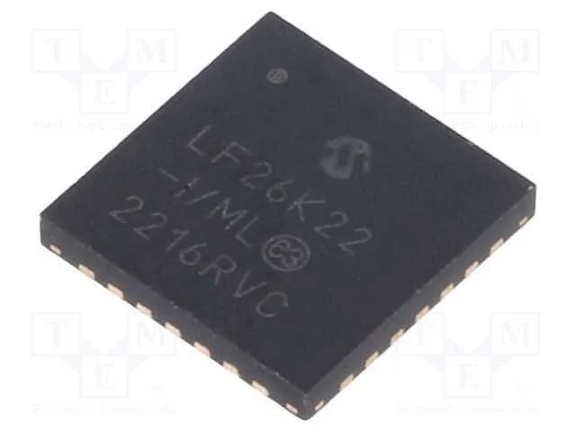IC: microcontrolador PIC, 64MHz, 1,8&divide;3,6VDC, SMD,.