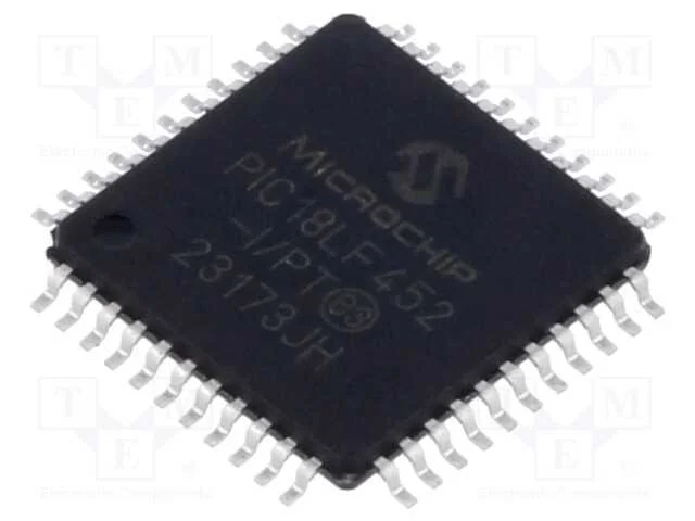 IC: microcontrolador PIC, 40MHz, 2,5&divide;5,5VDC, SMD,.
