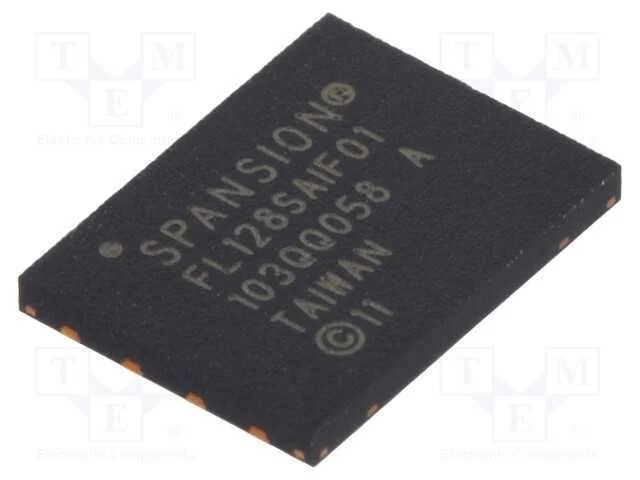 IC: mem&oacute;ria FLASH, 128MbFLASH, SPI, 133MHz, 2,7&divide;3.