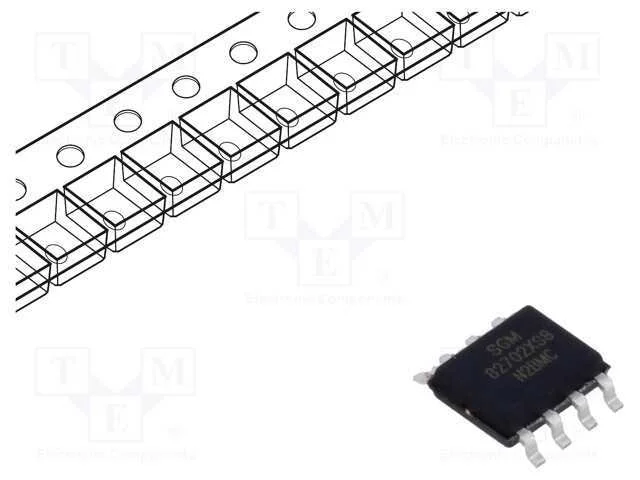 IC: amplificador operacional, SO8, 3,3&divide;36VDC, rol.