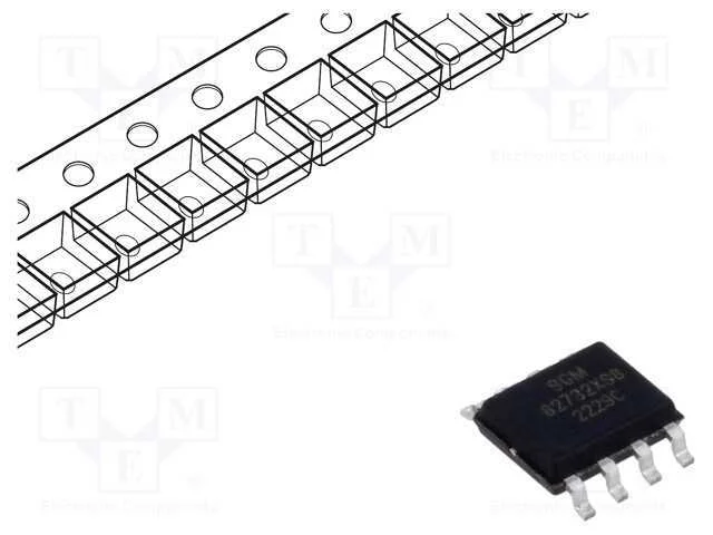 IC: amplificador operacional, SO8, 3,3&divide;36VDC, rol.
