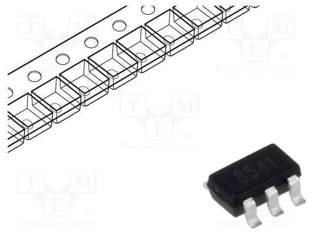 IC: amplificador operacional, SOT23-5, 2,1&divide;5,5VDC.