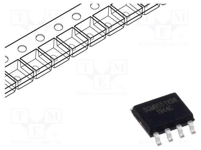 IC: amplificador operacional, SO8, 2,5&divide;5,5VDC, ro.