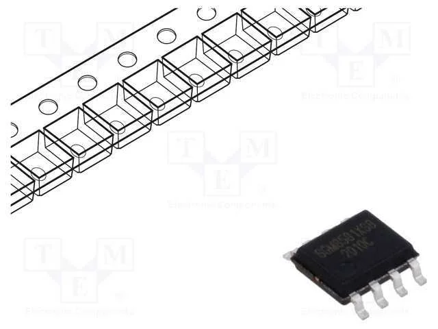 IC: amplificador operacional, SO8, 2,5&divide;5,5VDC, ro.