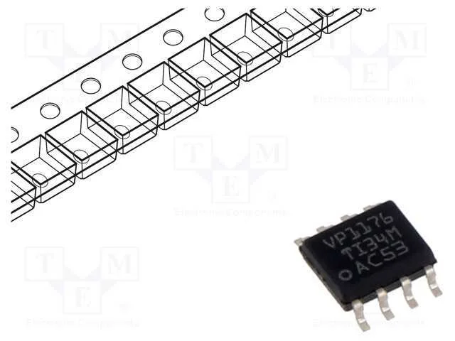 IC: interface, transceptor, half duplex,RS485, 40.
