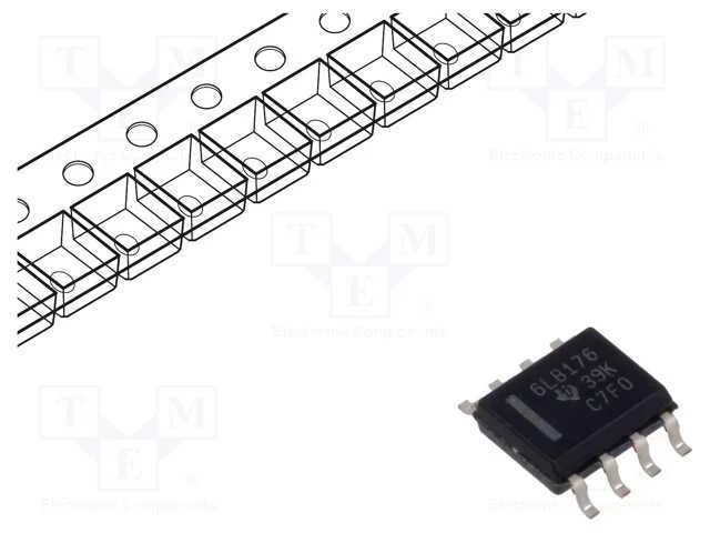 IC: interface, bus transceiver, half duplex,RS485.