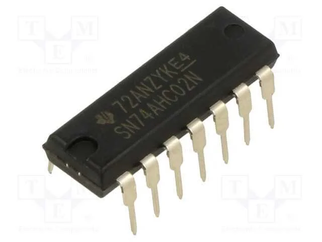 IC: digital, NOR, Ch: 4, IN: 2, CMOS, THT, DIP14,.