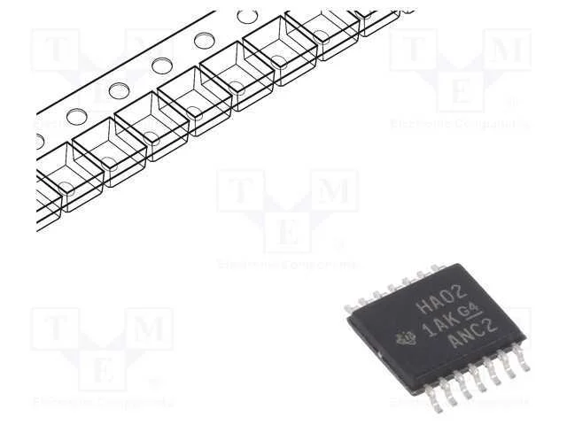 IC: digital, NOR, Ch: 4, IN: 2, CMOS, SMD, TSSOP1.