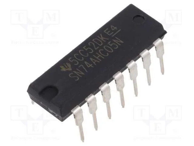 IC: digital, NOT, Ch: 6, CMOS, THT, DIP14, 2&divide;5,5V.