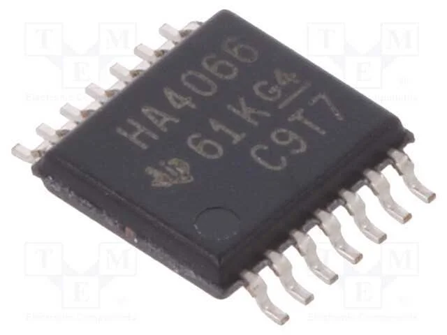 IC: digital, bilateral,interruptor, SMD, TSSOP14,.