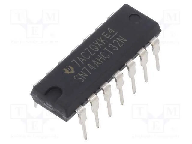 IC: digital, OR, Ch: 4, IN: 2, CMOS,TTL, THT, DIP.
