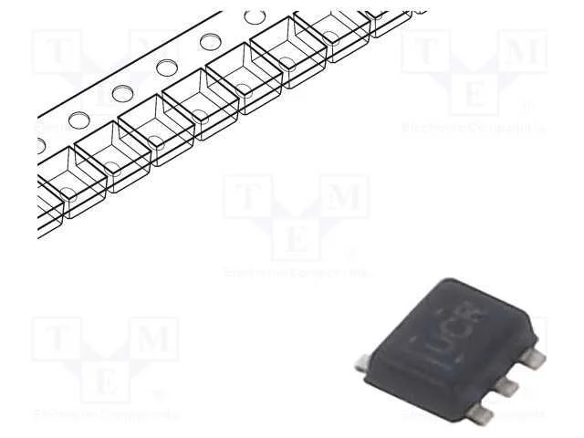 IC: digital, NOT, Ch: 1, CMOS, SMD, SOT5X3, 0,8&divide;2.