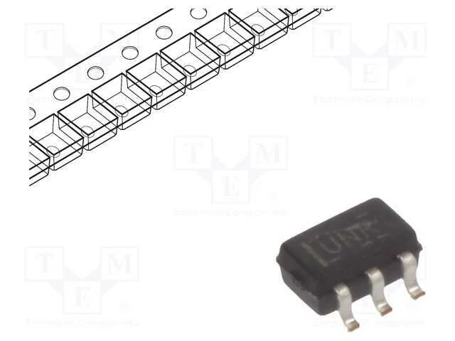 IC: digital, bus buffer, Ch: 1, CMOS, SMD, SC70, .