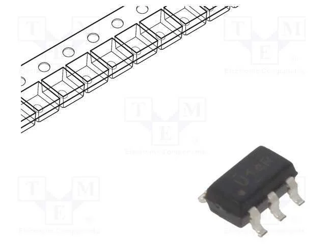 IC: digital, NOT, Ch: 1, CMOS, SMD, SOT23-5, 0,8&divide;.