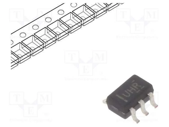 IC: digital, XOR, Ch: 1, IN: 2, CMOS, SMD, SC70-5.