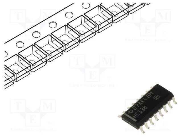 IC: digital, 3 to 8 line,descodificador,demultipl.