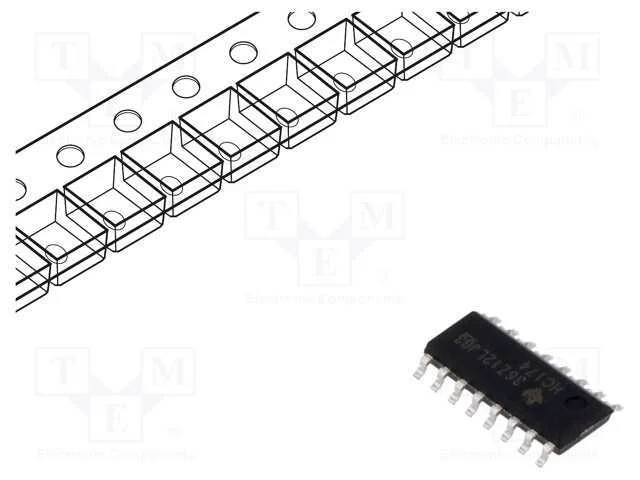 IC: digital, multivibr.biest&aacute;vel D, Ch: 6, SMD, S.