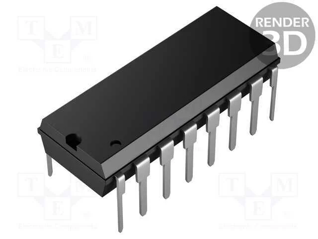 IC: digital, multiplexor, Ch: 1, THT, DIP16, 2&divide;6V.