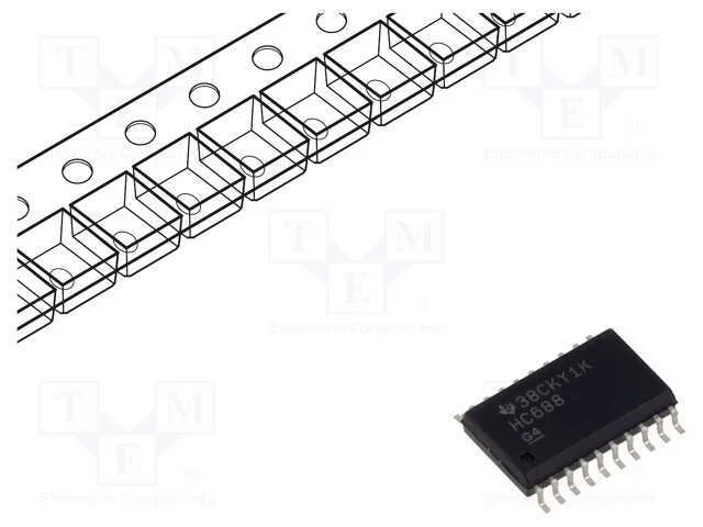 IC: digital, 8bit,compilador, SMD, SO20, HC
