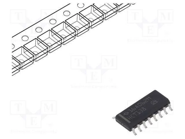 IC: digital, 3 to 8 line,descodificador,demultipl.