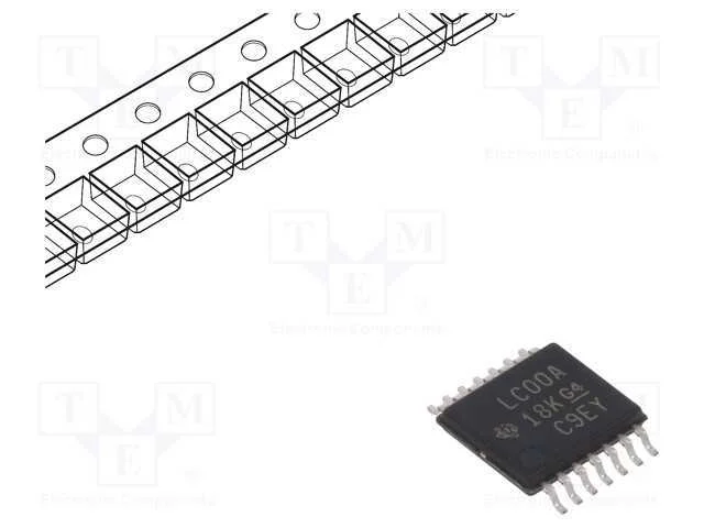 IC: digital, NAND, Ch: 4, IN: 2, CMOS, SMD, TSSOP.