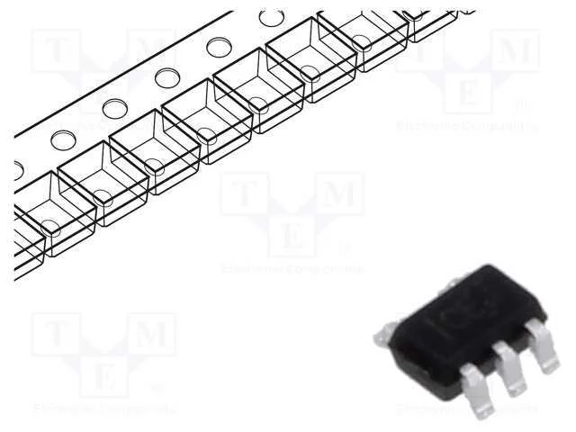 IC: digital, AND, Ch: 1, IN: 2, CMOS, SMD, SC70-5.
