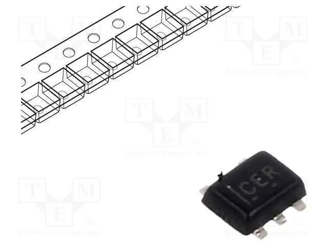 IC: digital, AND, Ch: 1, IN: 2, CMOS, SMD, SOT5X3.