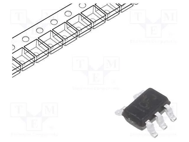 IC: digital, NOT, Ch: 1, CMOS, SMD, SC70-5, 1,65&divide;.