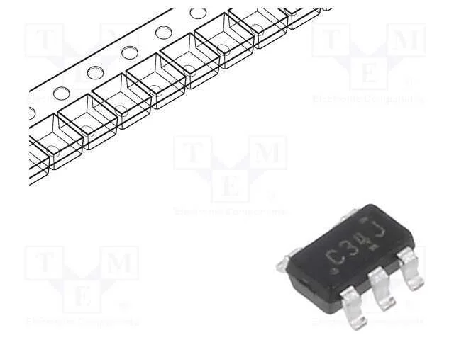 IC: digital, amort.,n&atilde;o invert&iacute;vel, Ch: 1, CMOS, .