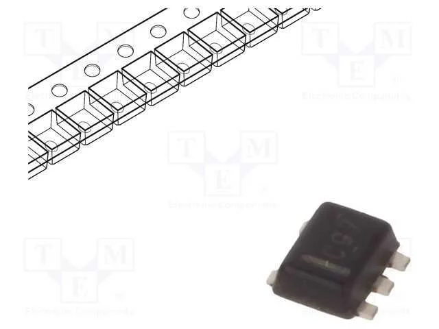IC: digital, amort.,n&atilde;o invert&iacute;vel, Ch: 1, CMOS, .
