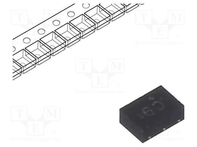 IC: digital, amort.,n&atilde;o invert&iacute;vel, Ch: 1, CMOS, .