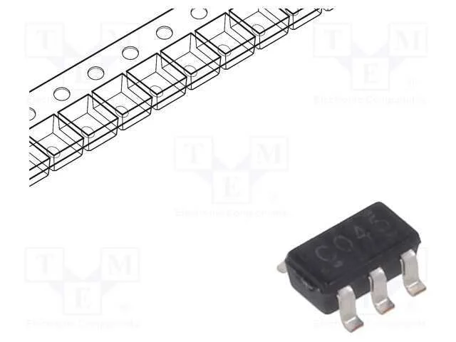 IC: digital, NOT, Ch: 2, CMOS, SMD, SOT23-6, 1,65.