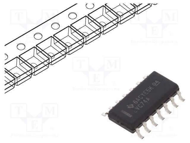 IC: digital, multivibr.biest&aacute;vel D, Ch: 2, SMD, S.