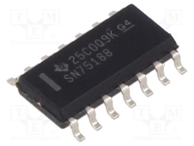IC: interface, controlador da linha, RS232, 300kb.