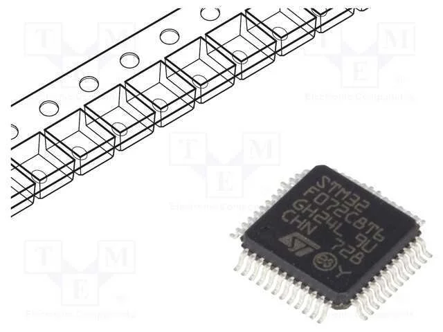 IC: microcontrolador ARM, 48MHz, LQFP48, 2&divide;3,6VDC