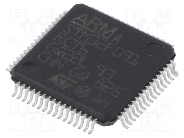 IC: microcontrolador ARM, 48MHz, LQFP64, 2&divide;3,6VDC.