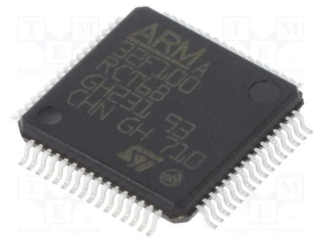 IC: microcontrolador ARM, 24MHz, LQFP64, 2&divide;3,6VDC.