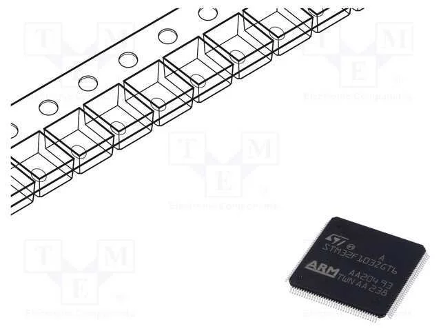 IC: microcontrolador ARM, 72MHz, LQFP144, 2&divide;3,6VD.