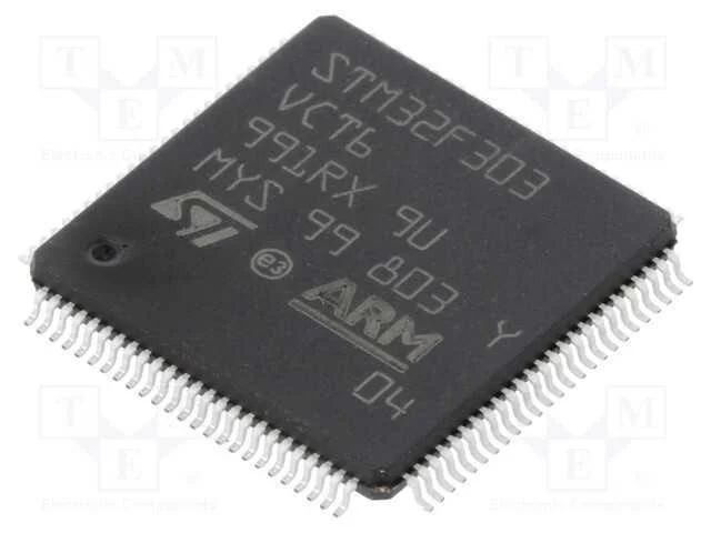 IC: microcontrolador ARM, 72MHz, LQFP100, 2&divide;3,6VD.