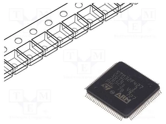 IC: microcontrolador ARM, 180MHz, LQFP100, 1,8&divide;3,.