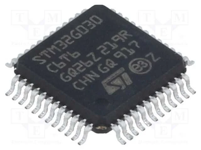 IC: microcontrolador ARM, 64MHz, LQFP48, 2&divide;3,6VDC.