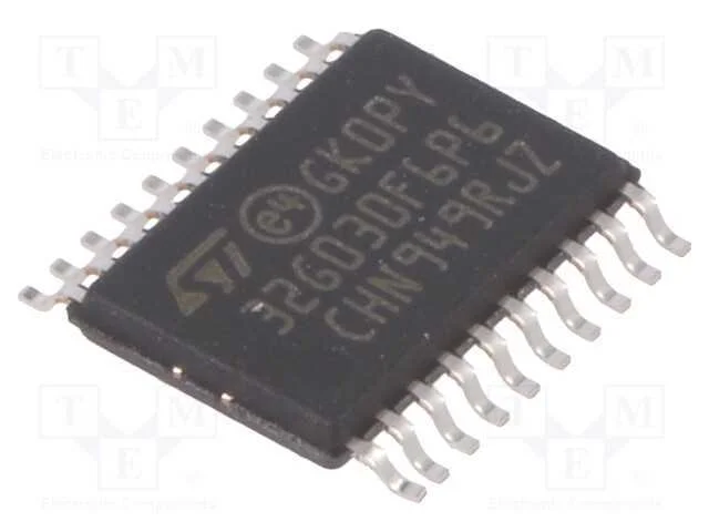 IC: microcontrolador ARM, 64MHz, TSSOP20, 2&divide;3,6VD.